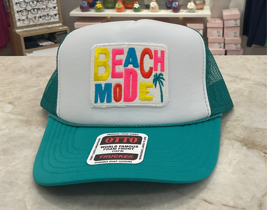 Trucker Hat- Beach Mode Teal