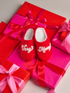 Shiraleah "Very Merry" Slippers, Red
