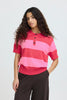 Azalea Pink Stripe Blouse