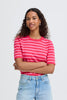 Pink Stripe Knit Top