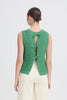 Green Back Tie Sweater