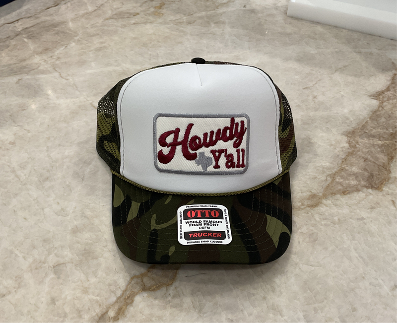 Trucker Hat - Camouflage Howdy Y’all