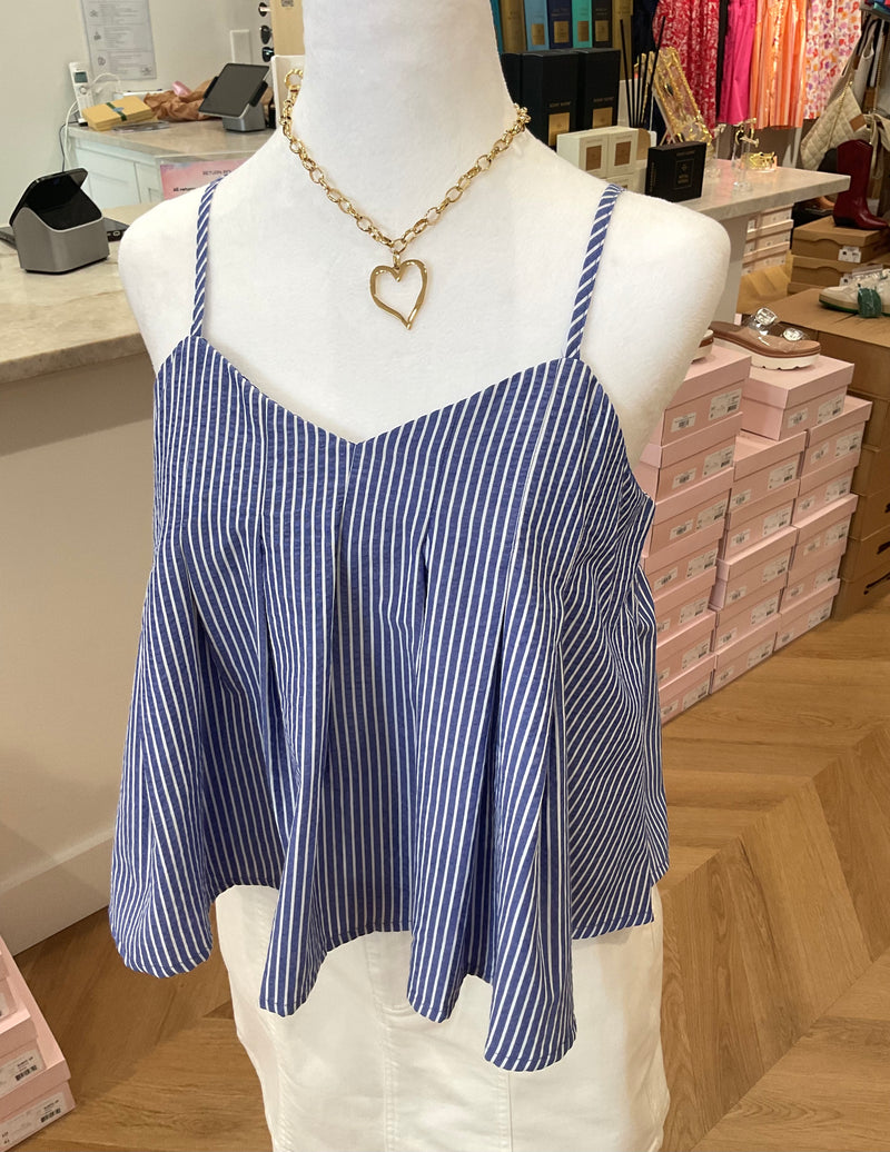 THML Pleated Crop Tank
