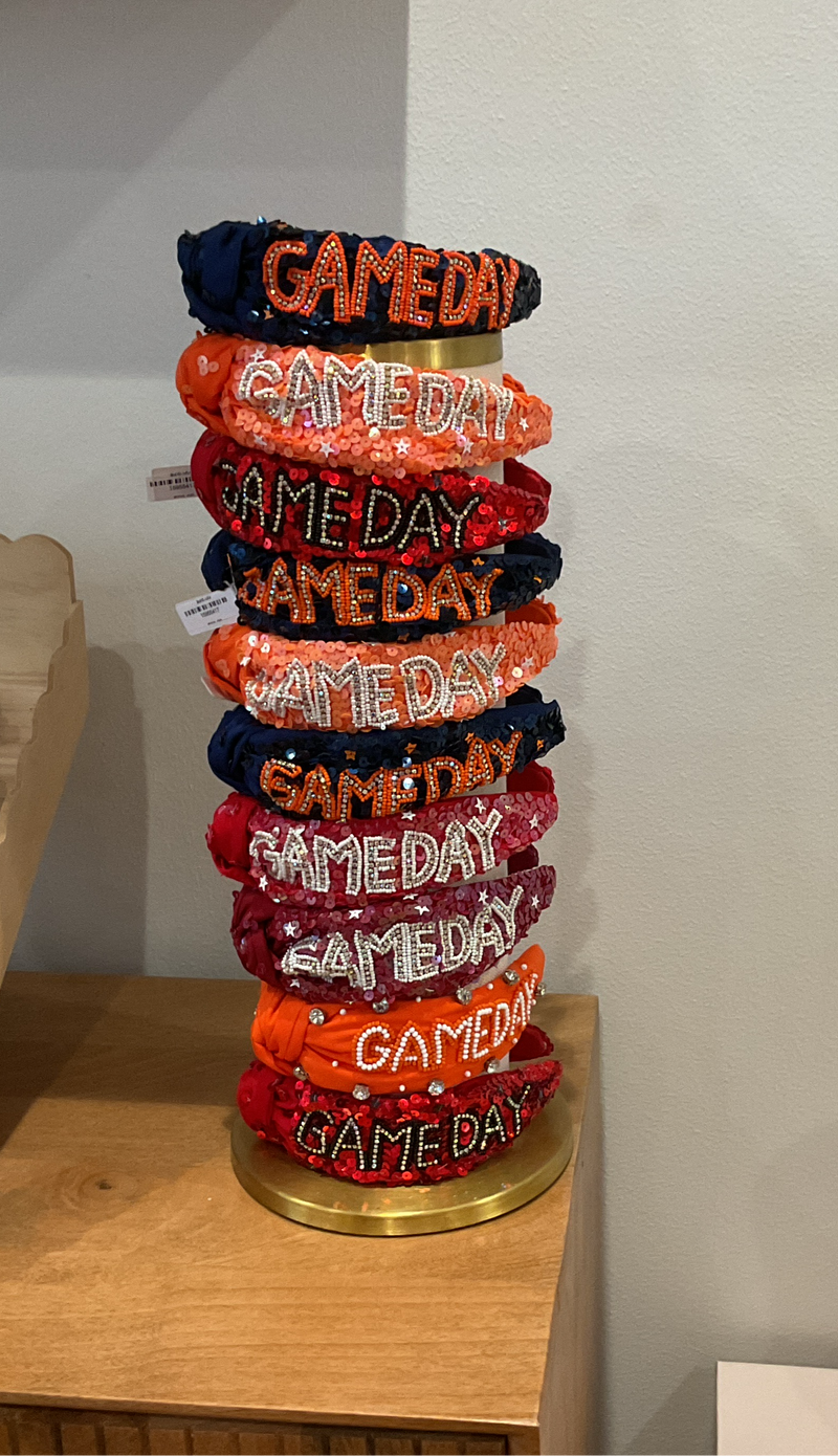 Sequin Rhinestone Game Day Headband