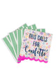 Calls for Confetti Scallop Cocktail Napkins