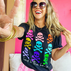 Bad to the Bone Halloween Tee