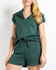 Taylor Quarter Zip Cap Sleeve Pullover