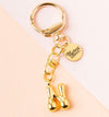 Bubble Letter Bag Charm Keychain