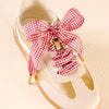 Step it up Laces Gingham Red