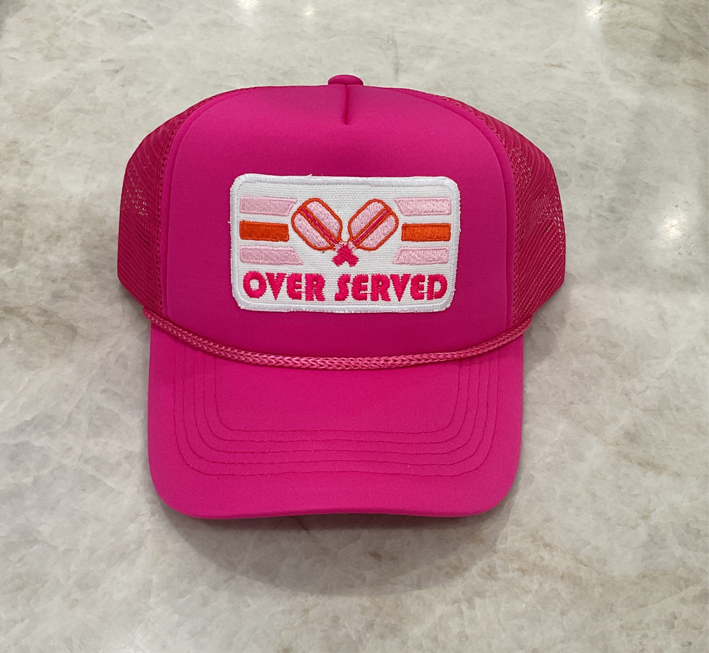 Trucker Hat - Hot Pink Over Served