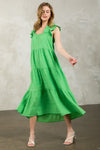 THML green textured maxi