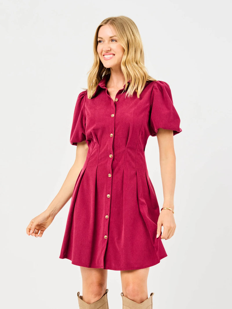 Rory Plum Mini Dress