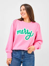 Mary Square Pink Merry Sweatshirt
