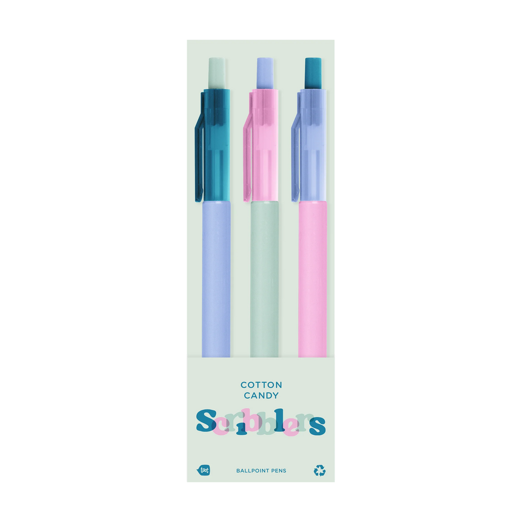Cotton Candy Scribbler 3 Pack