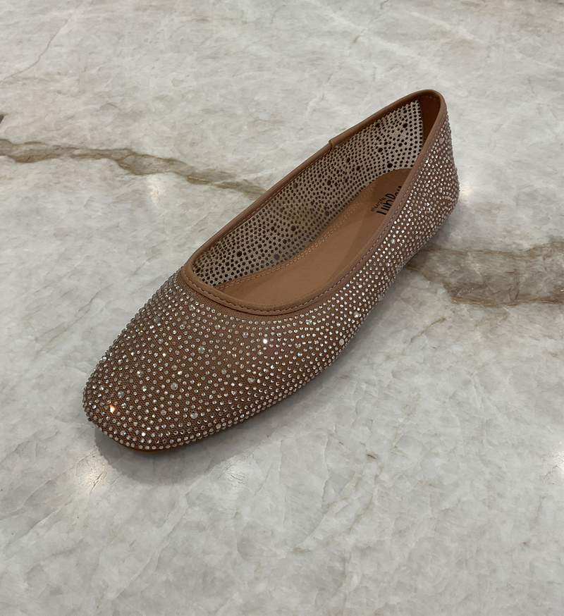 Corky’s tan with sparkle ballet flats FINAL SALE