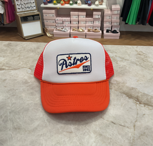 Trucker hat-Astros 1962-orange