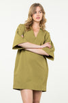 THML Olive textured dress FINAL SALE