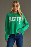 merry Bright Green Sweater