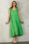 THML green textured maxi