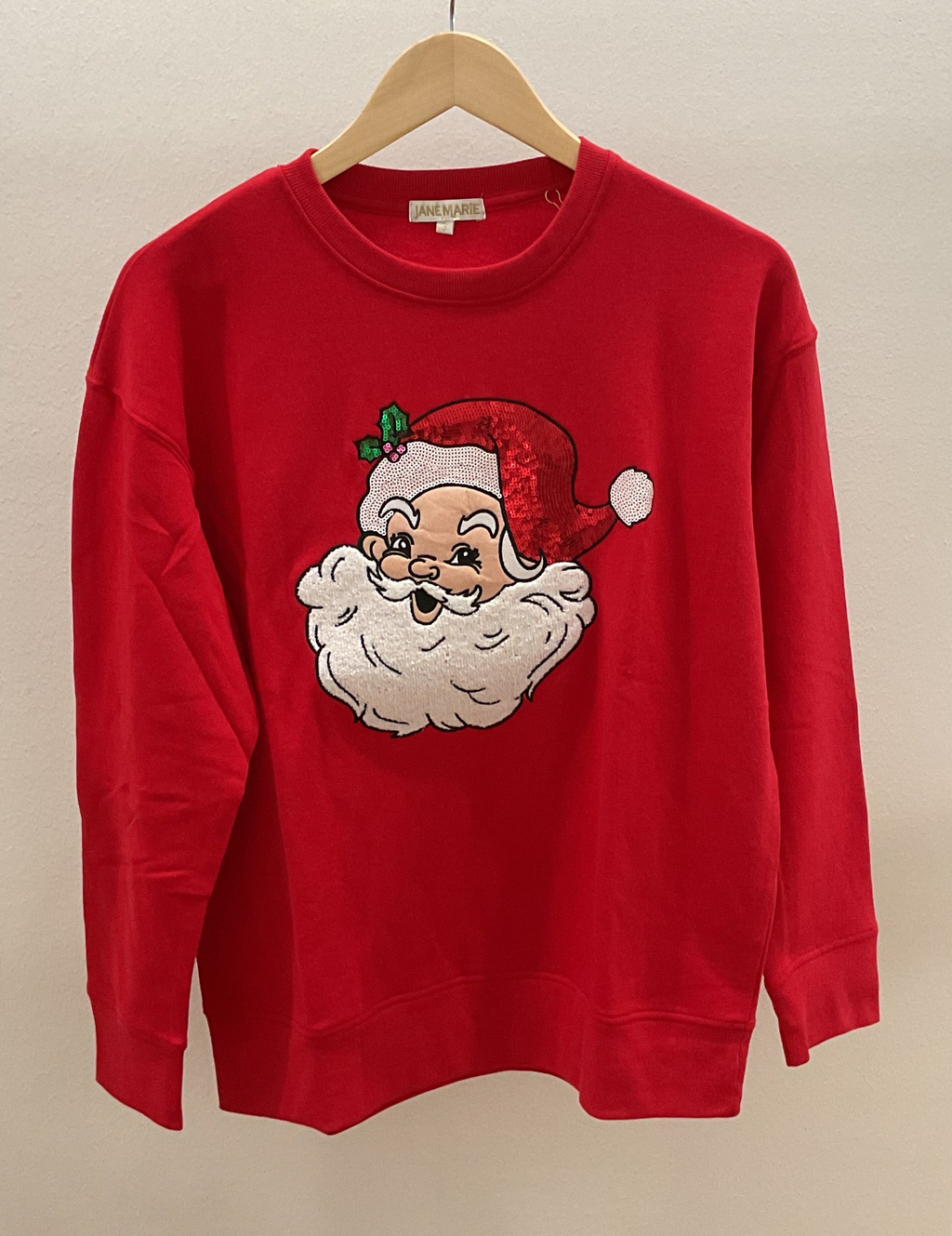 Jane Marie Red Jolly Santa