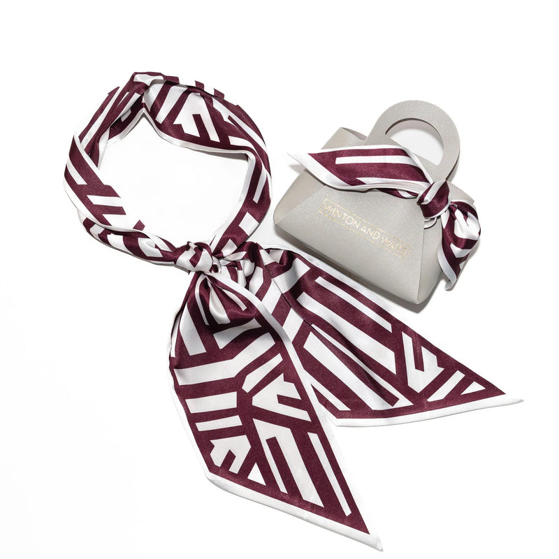 Winton and Waits Game Day Maroon Accessory Scarf
