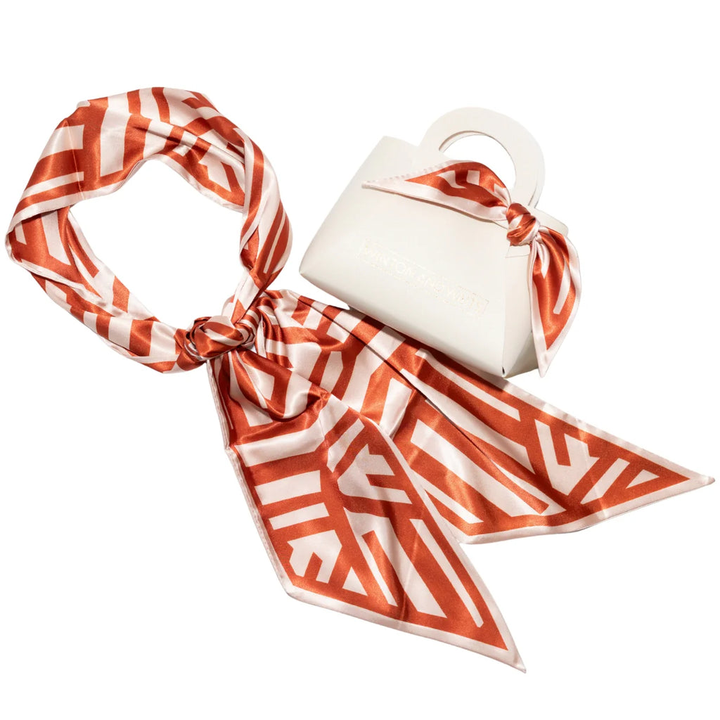 Winton and Waits Game Day Burnt Orange & White Accessory Scarf