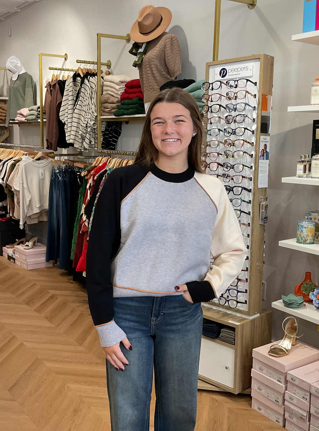 THML Color block Sweater