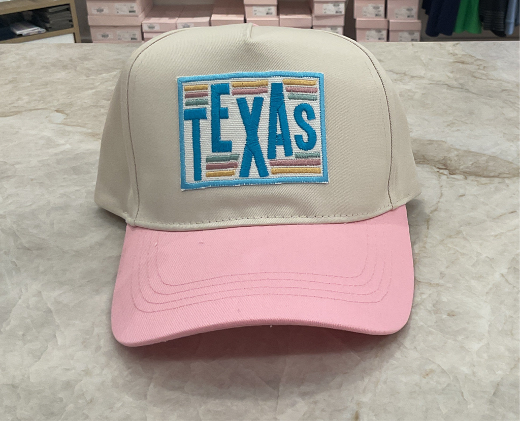 Trucker Hat- Texas Light Pink