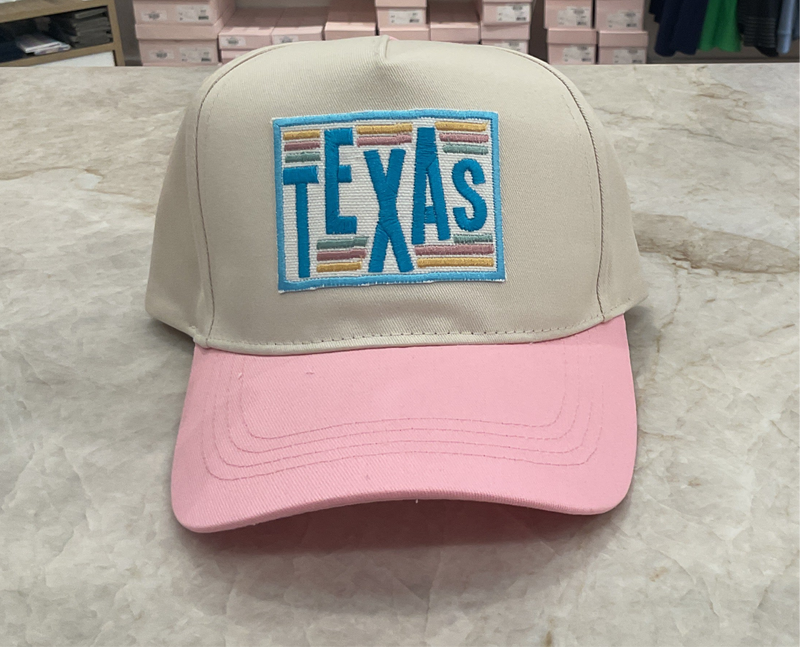 Trucker Hat- Texas Light Pink