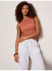 Sanctuary IN THE MIX SWEATER TANK Clay