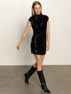 Black Sequin Sanctuary Dress