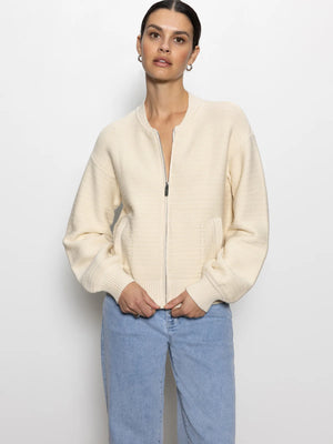 Sanctuary Knitted Bomber Muslin