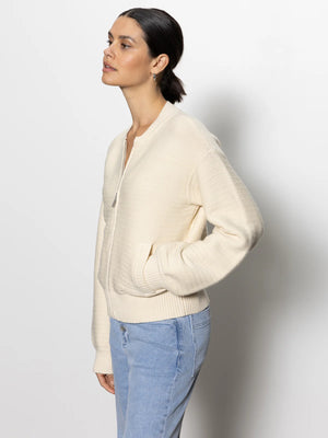 Sanctuary Knitted Bomber Muslin