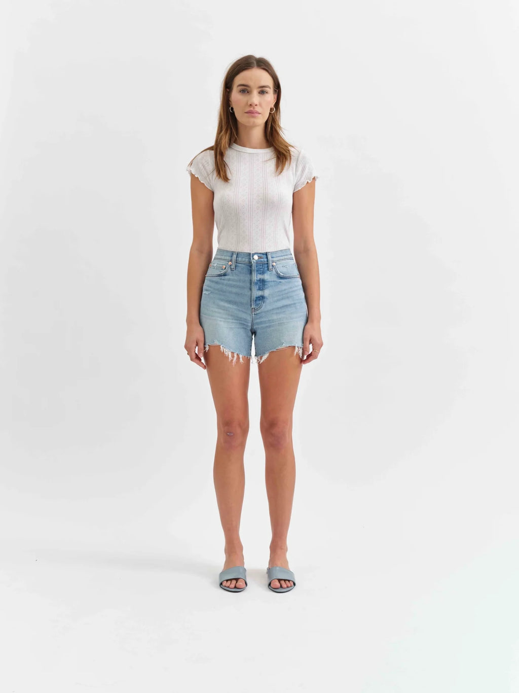 DAZE Bottom Line Jean Short Blooming Vintage