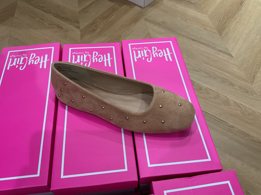 Corkys Don't Be Rude Camel Faux Suede