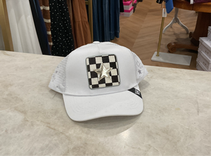 Vintage Havana Checkered Trucker