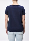 Dear John Vanya Slub tee NAVY