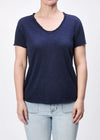 Dear John Vanya Slub tee NAVY