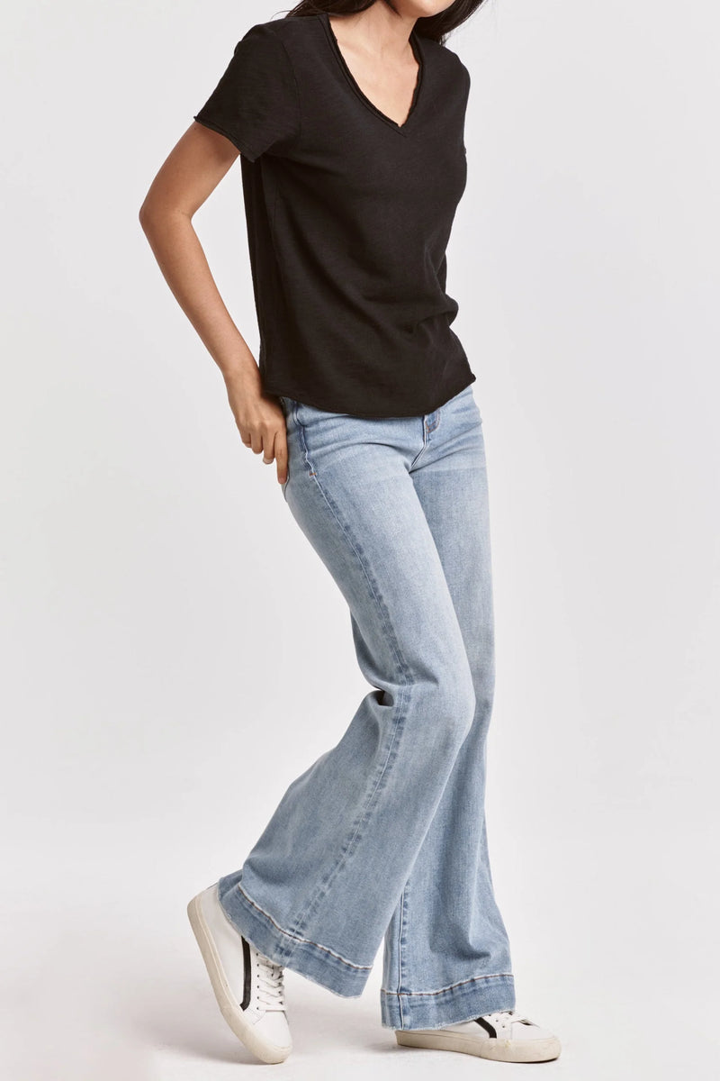Dear John Vanya Slub tee BLACK