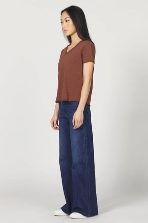 Dear John Vanya Slub tee Cappuccino