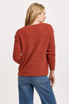 Dear John CALLEEN V NECK LONG SLEEVE SWEATER