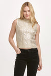 Dear John TATIANA SLEEVELESS FITTED SWEATER