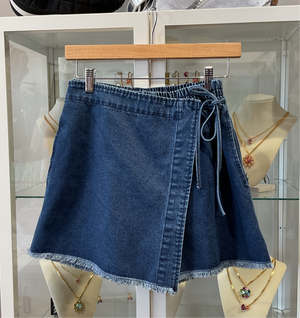 Denim Mini Skort