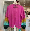 Bubblegum pink pop of color cardigan