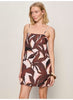 Sanctuary HIDEAWAY LINEN TIE STRAP DRESS DESERTSCAPE