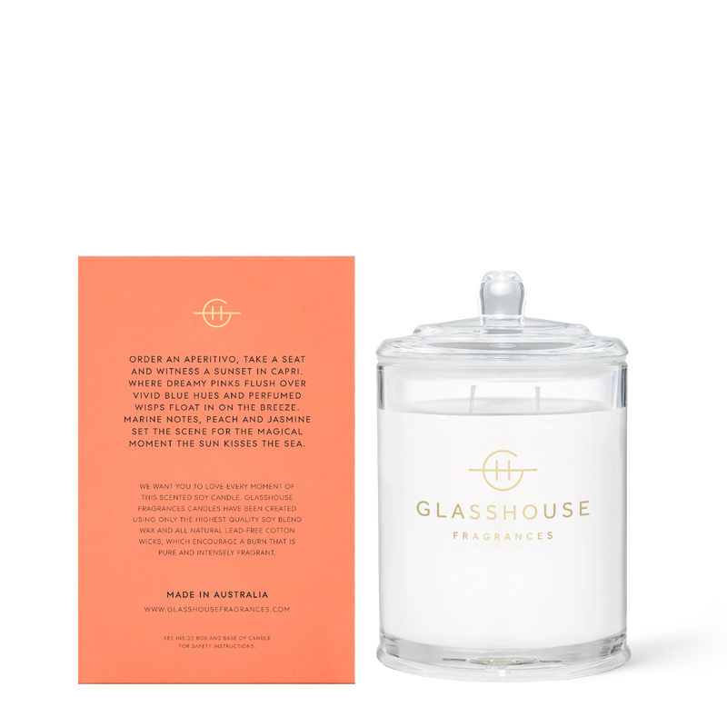 GLASSHOUSE: Sunsets in Capri 13.4oz