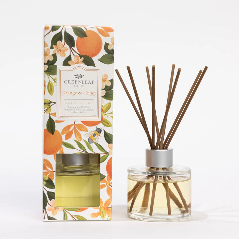 Greenleaf Reed Diffuser Orange & Honey – OhSewPeachy