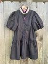 THML Puff sleeve dress BLACK