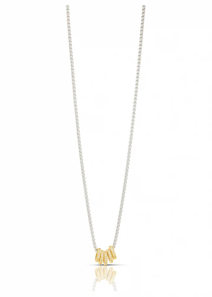 H Jane Two Tone Greta Necklace