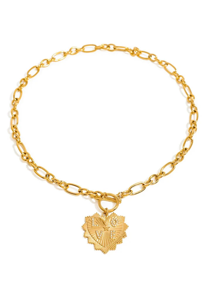 H Jane Mitchell LOVE necklace